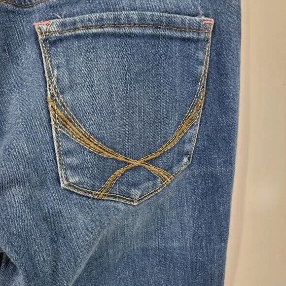 Vtg Victorias Secret Pink Womens Bootcut Jeans Sz 6L Med Wash‎ Stretch Long - Picture 10 of 12
